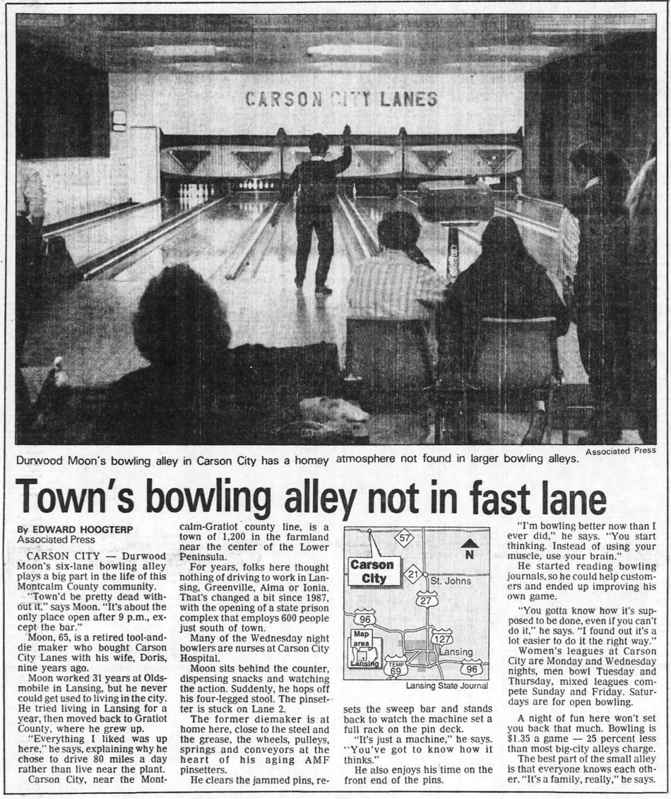 Carson City Lanes - Dec 1989 Feature Article (newer photo)